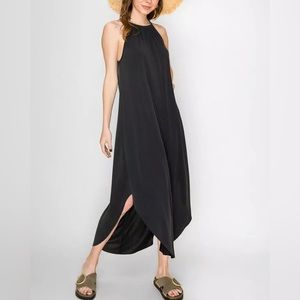 Black/Charcoal Maxi Dress size S